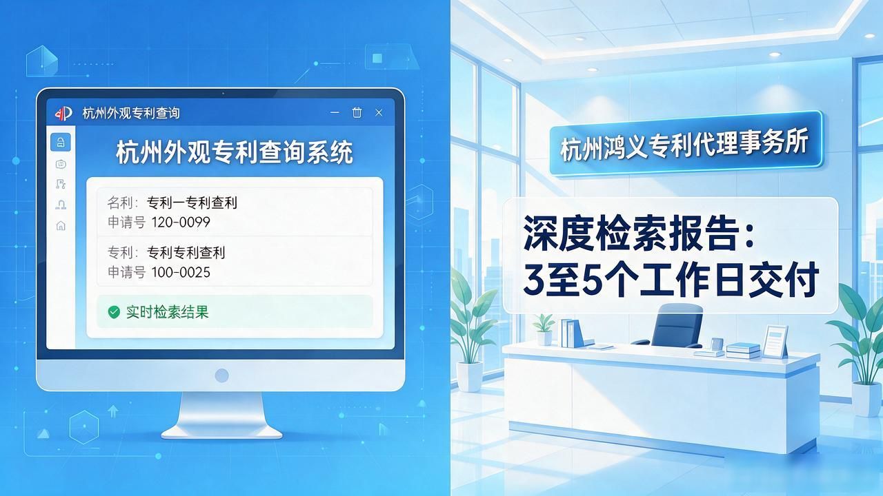 杭州外观专利注册查询怎么查?流程和判定标准一次说清