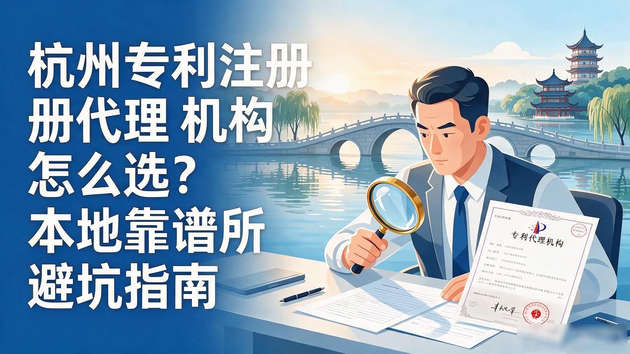 杭州专利注册代理机构怎么选？本地靠谱所避坑指南